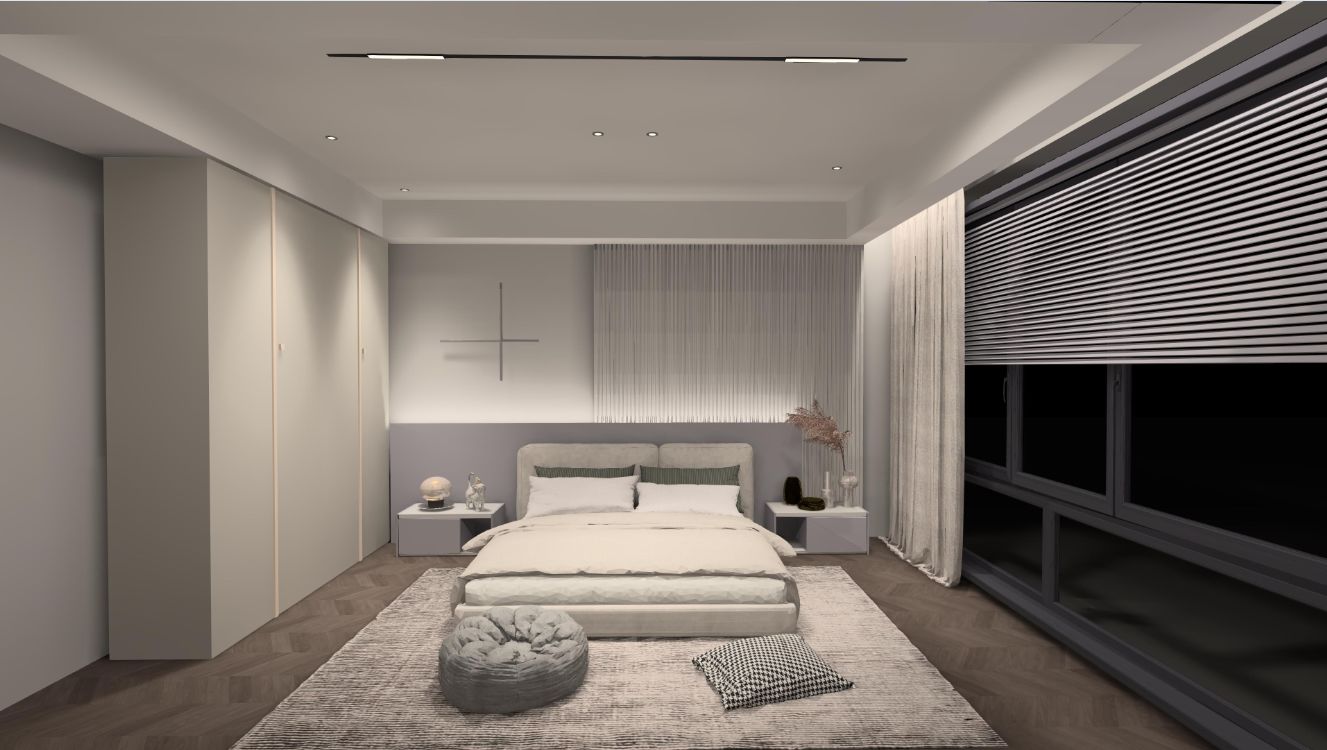 卧室无主灯灯具要如何布置?